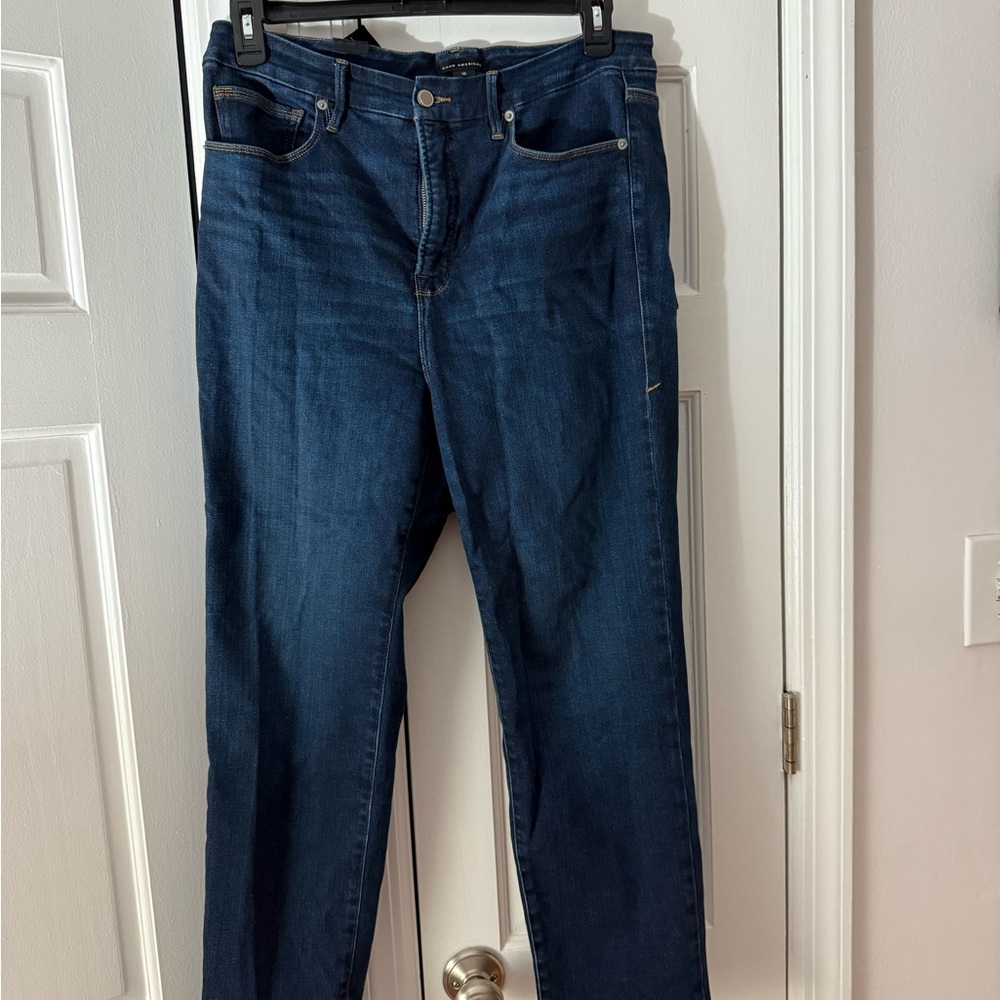 Good American Indigo Denim Jeans Size 15